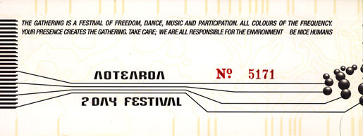 Ticket - back
