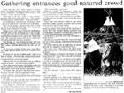 Gathering entrances good-natured crowd - Nelson Mail, 2 January 1997