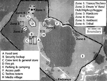 The Gathering 97/98 site map