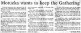 Motueka wants to keep the Gathering - Nelson Mail, 6 January 1998
