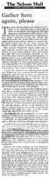 Gather here again, please - Nelson Mail editorial, 5 Jan 1998