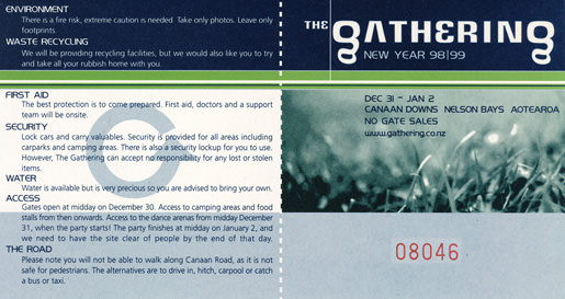 Ticket - front