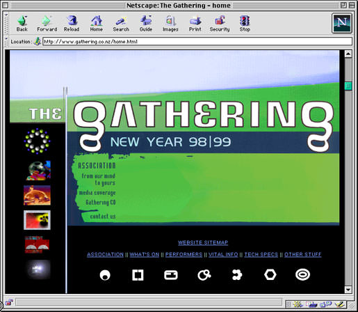 Website homepage