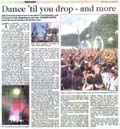 Dance 'til you drop - and more - Christchurch Press, 9 January 1999