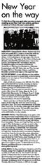 New Year on the way - Christchurch Press, 6 December 2001