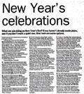 New Year's celebrations - Christchurch Press, 28 December 2002