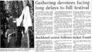 Gathering devotees facing long delays to hill festival - Nelson Mail, 30 December 1999