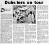 Dubsters on tour - Christchurch Press, 24 December 1999